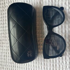 Chanel 5315-A Black Designer Sunglasses | Classic & Elegant